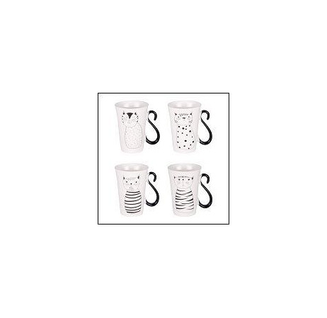 COFFRET 4 MUGS MIAOU